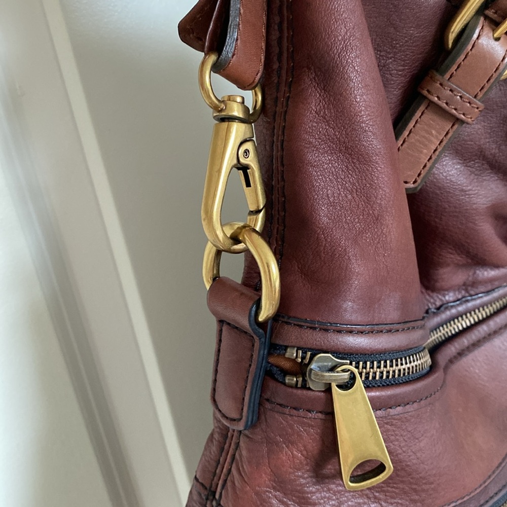 Fossil Explorer Tote Espresso Color - image 6